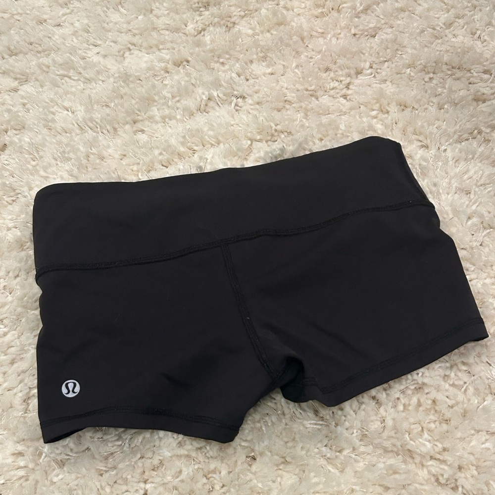 lululemon athletica Black Athletic Shorts